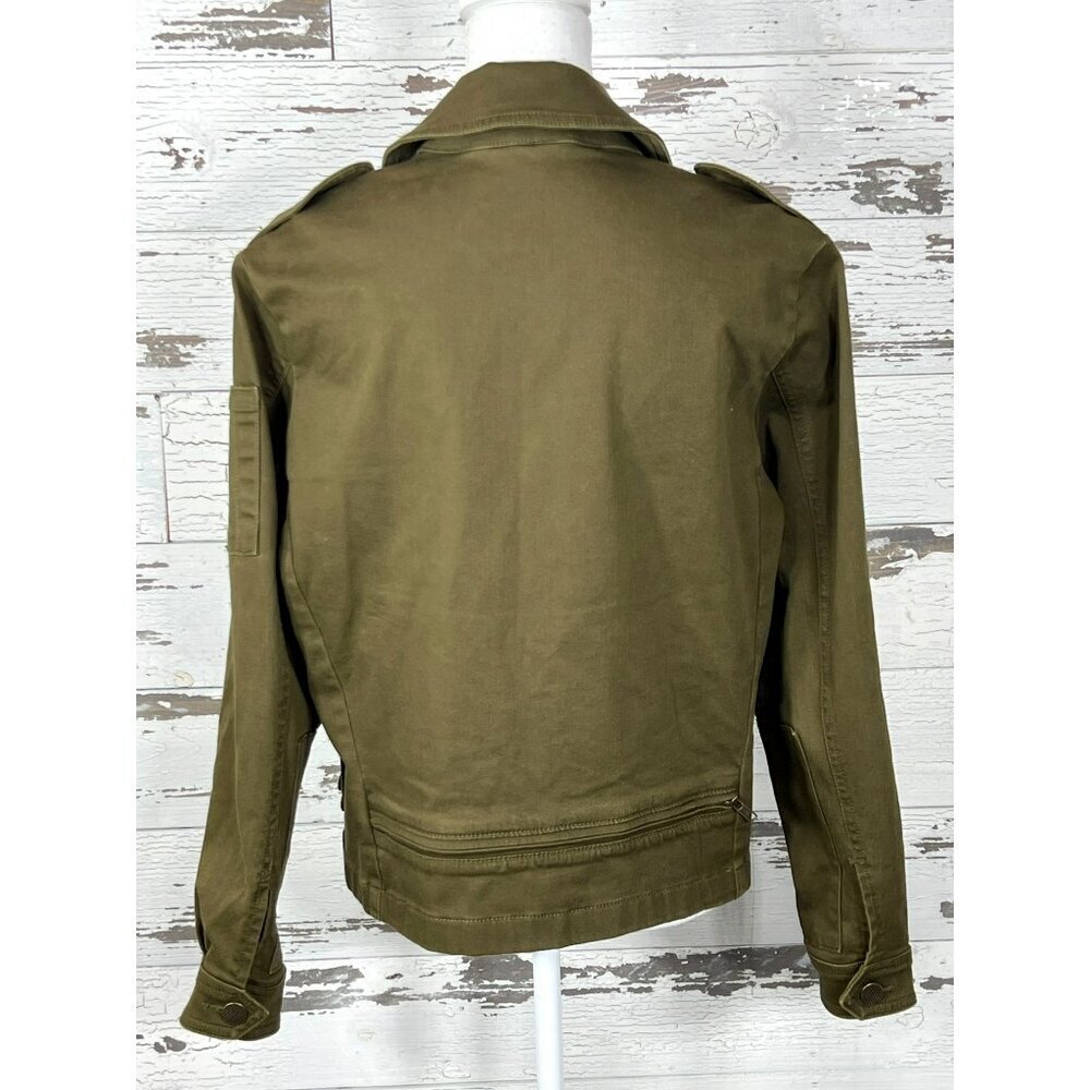 CABI Evans Jacket Olive Green Sz M #4497 EUC - Picture 4 of 5